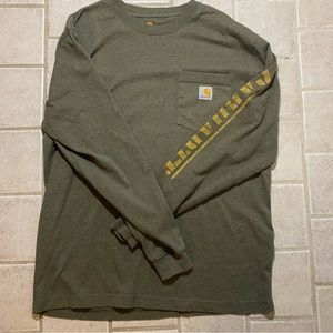 Men's carhartt original fit work long sleeve t